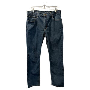 Carhartt Straight Fit Medium Wash Denim Jean Pants Mens Size 36x32 Casual Cotton